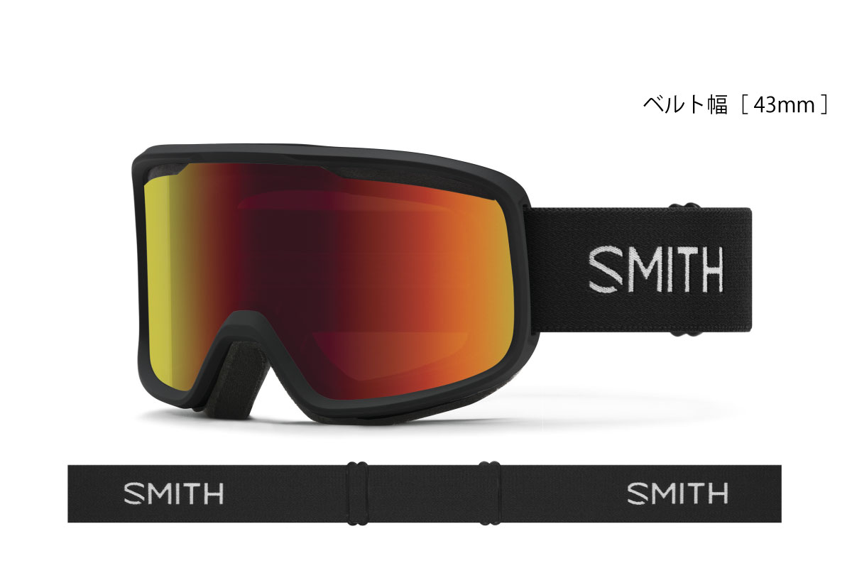 Smith Online Shop / Frontier Black（Red Sol-X Mirror）
